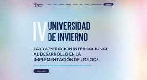 IV Universidad de Invierno UMH cartel