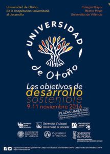 Cartel Universidad de Otoño universidades valencianas