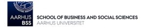 Aarhus University School of Business and Social Sciences logo