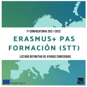 Diseño Convocatoria Erasmus+ PAS formación 2021-22