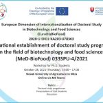 Certificado EuroDisBioFood PhD Workshop