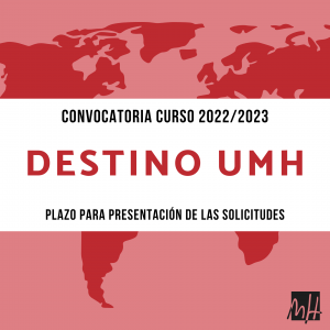 Diseño DESTINO UMH Convocatoria 2022-23