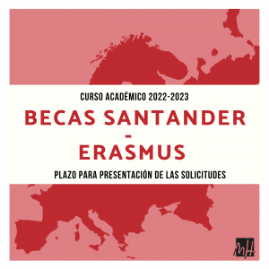 Diseño Convocatoria Becas Santander Erasmus 2022-2023