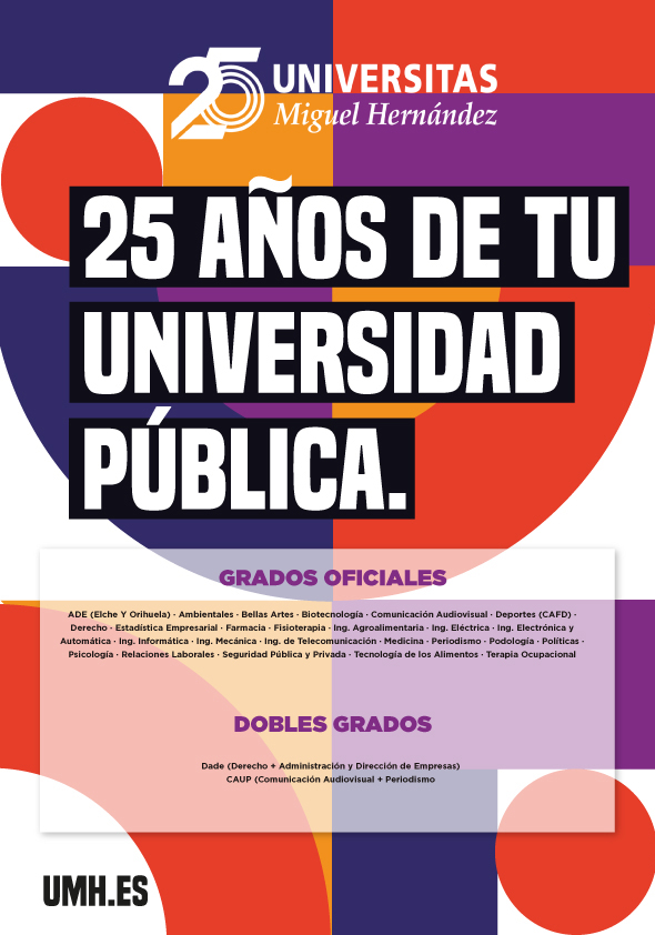 Grados diseño Universidad Pública Información académica UMH