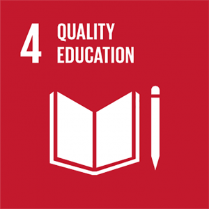 Quality education ODS logo