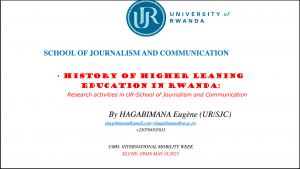 Rwanda University presentation UMH