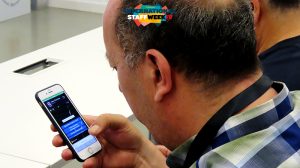 Boumaraf Belkacem Networking mobile activity UMH International Staff Week IV 2023