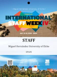 UMH International Staff Week IV acreditation card