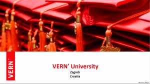 VERN University Zagreb presentation downloads